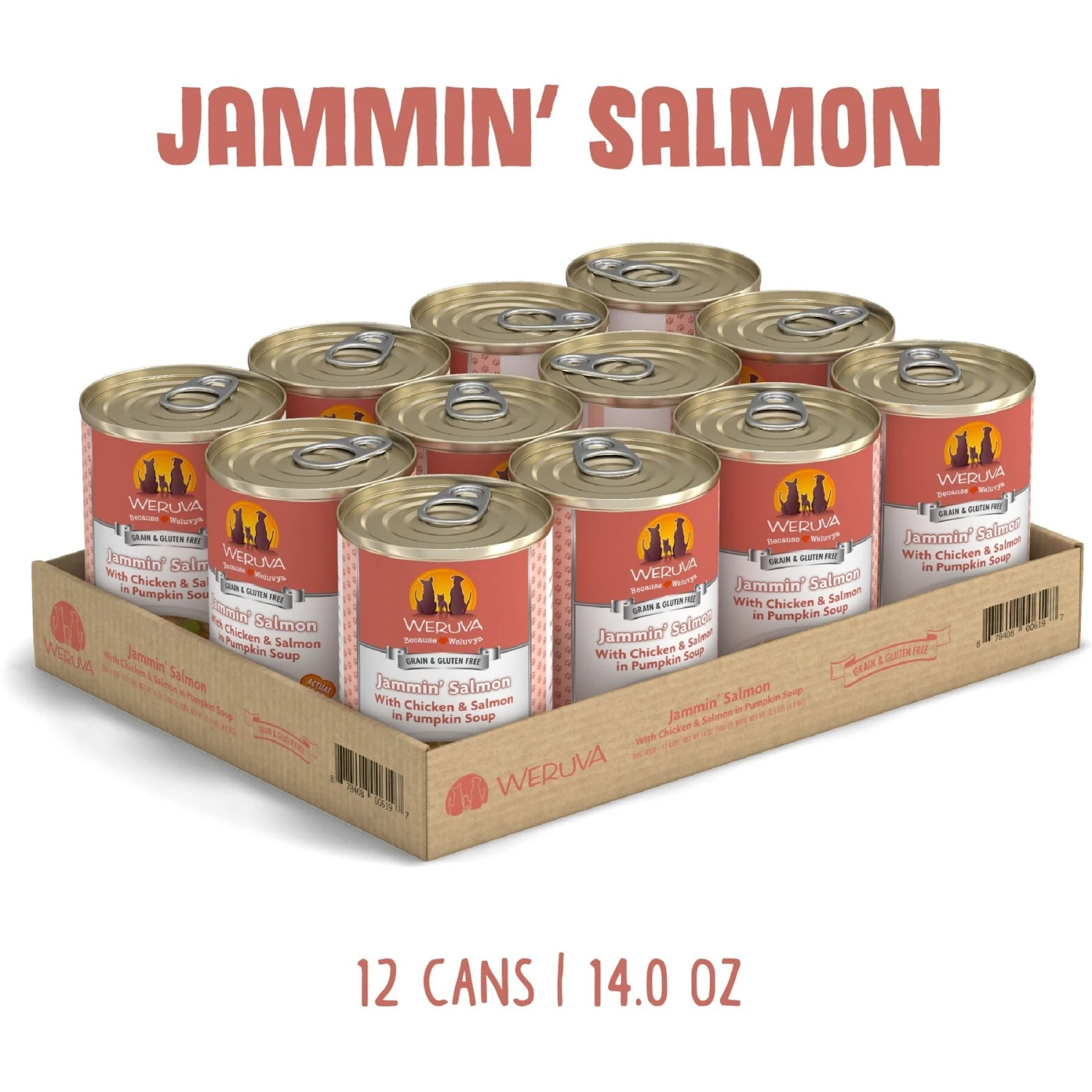 Weruva Jammin' Salmon With Chicken & Salmon In Pumpkin Soup Grain-Free Canned Dog Food 2 Weruva Jammin' Salmon With Chicken & Salmon In Pumpkin Soup Grain-Free Canned Dog Food - Image 2