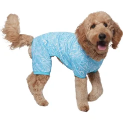 Frisco Blue Ocean Waves Dog & Cat Jersey PJs 8 Frisco Blue Ocean Waves Dog & Cat Jersey PJs -Pawsphoria Sales Store 556142 PT3. AC SS1800 V1674829131