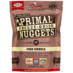 Primal Beef Formula Nuggets Grain-Free Raw Freeze-Dried Dog Food & Primal Pork Formula Nuggets Grain-Free Raw Freeze-Dried Dog Food -Pawsphoria Sales Store 567158 PT5. AC SS1800 V1657659868
