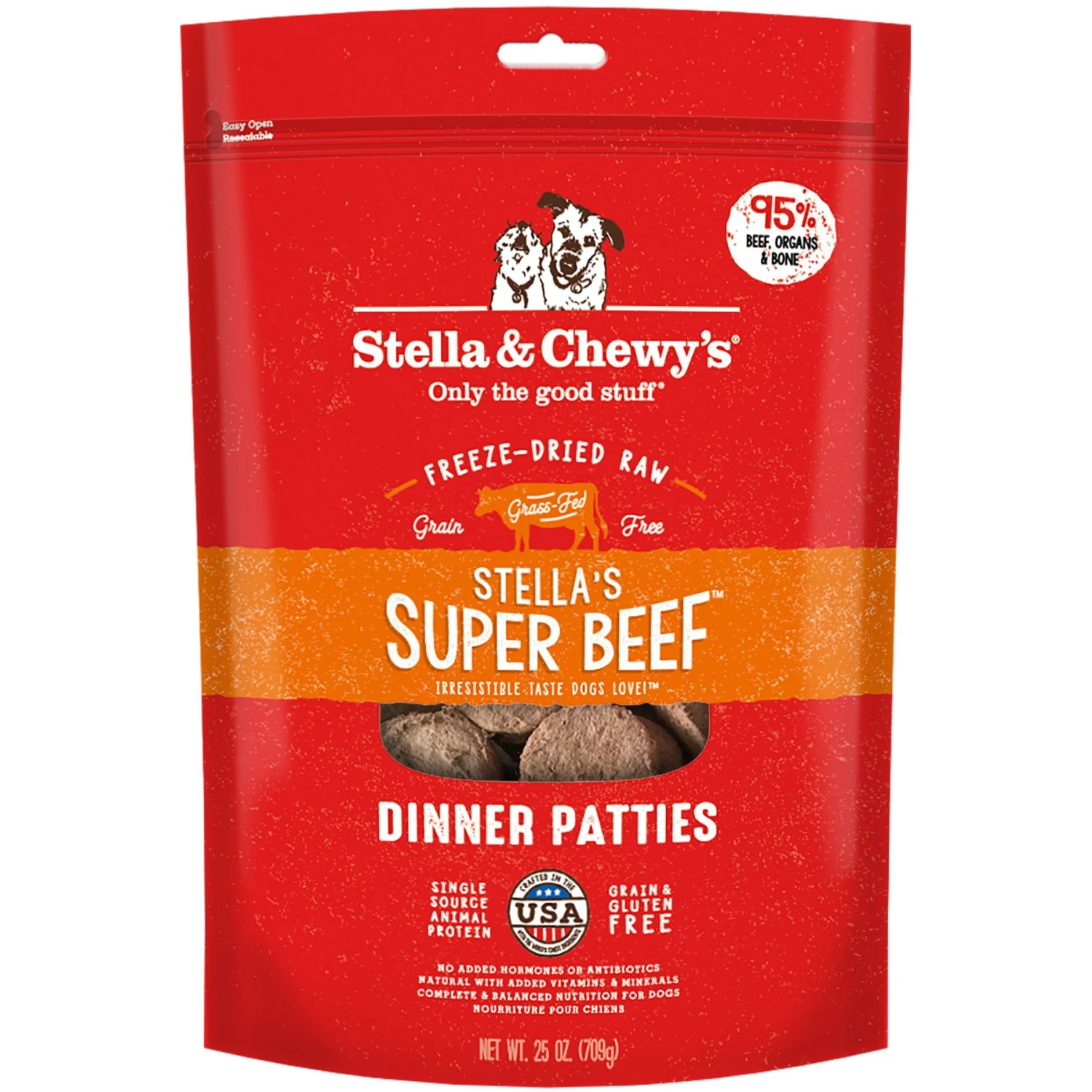 Stella & Chewy's Stella's Super Beef Dinner Patties Freeze-Dried Raw Dog Food & Stella & Chewy's Chewy's Chicken Dinner Patties Freeze-Dried Raw Dog Food 2 Stella & Chewy's Stella's Super Beef Dinner Patties Freeze-Dried Raw Dog Food & Stella & Chewy's Chewy's Chicken Dinner Patties Freeze-Dried Raw Dog Food - Image 2