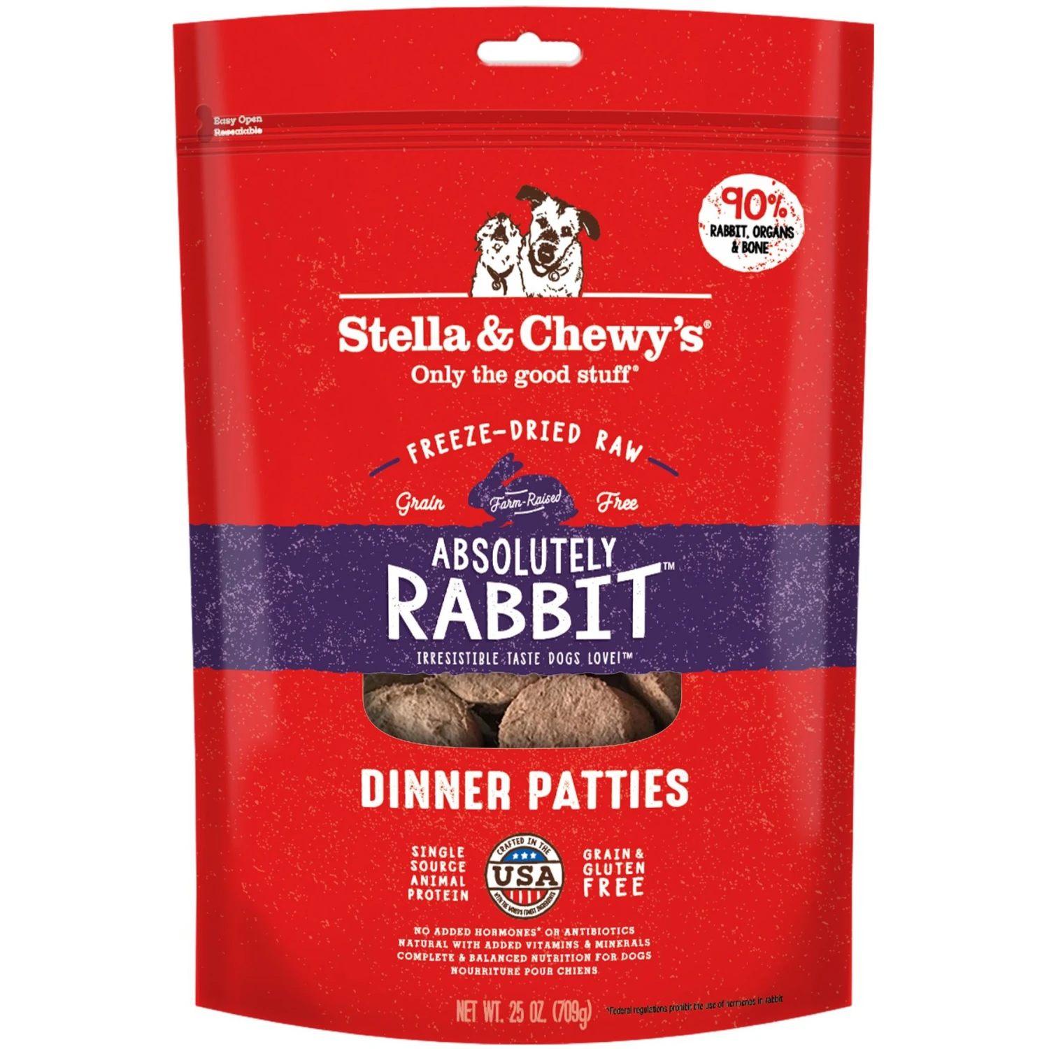 Stella & Chewy's Dandy Lamb Dinner Patties Freeze-Dried Raw Dog Food & Stella & Chewy's Absolutely Rabbit Dinner Patties Freeze-Dried Raw Dog Food 2 Stella & Chewy's Dandy Lamb Dinner Patties Freeze-Dried Raw Dog Food & Stella & Chewy's Absolutely Rabbit Dinner Patties Freeze-Dried Raw Dog Food - Image 2