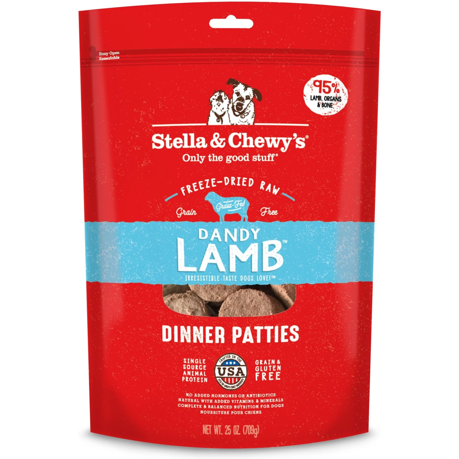 Stella & Chewy's Dandy Lamb Dinner Patties Freeze-Dried Raw Dog Food & Stella & Chewy's Absolutely Rabbit Dinner Patties Freeze-Dried Raw Dog Food 6 Stella & Chewy's Dandy Lamb Dinner Patties Freeze-Dried Raw Dog Food & Stella & Chewy's Absolutely Rabbit Dinner Patties Freeze-Dried Raw Dog Food - Image 6