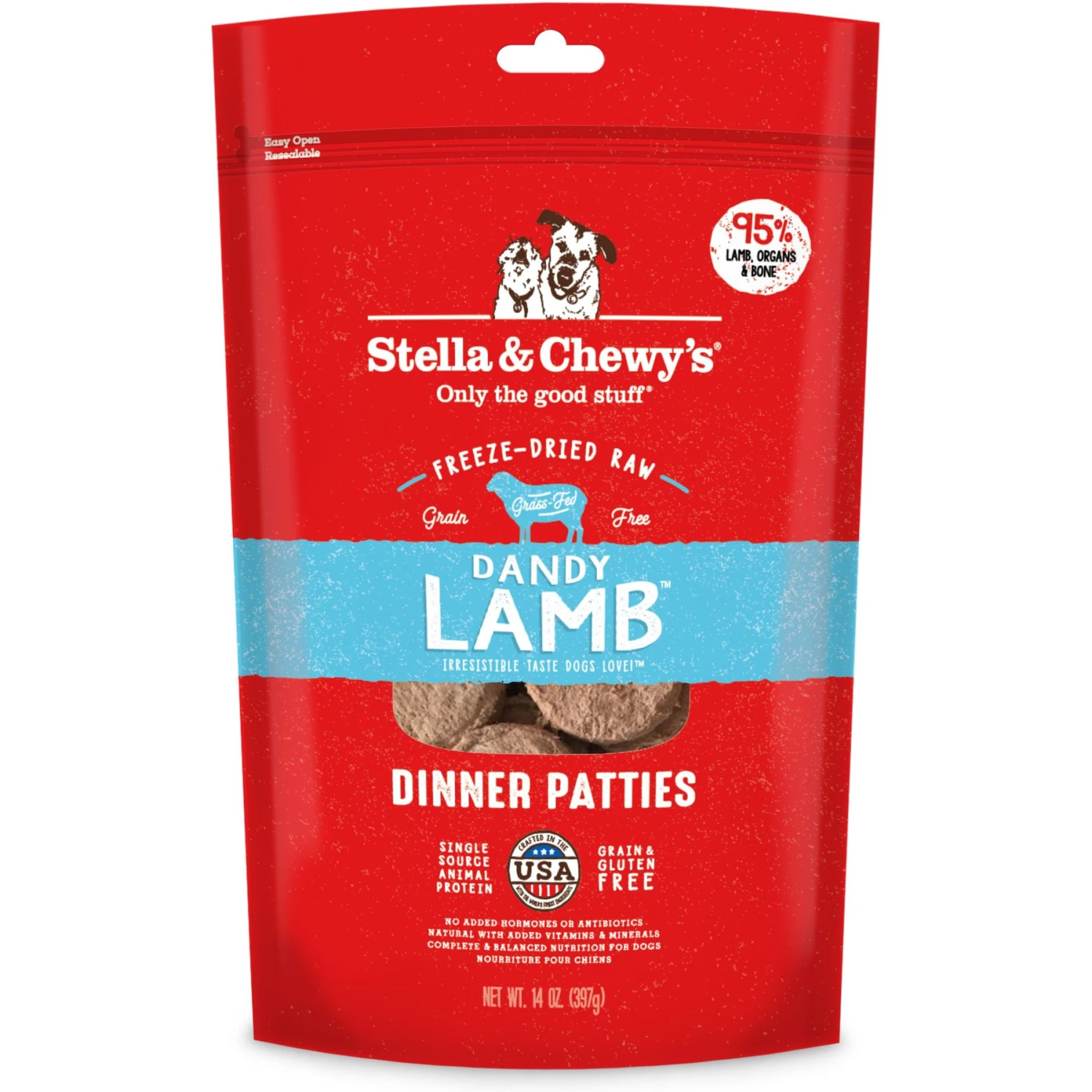 Stella & Chewy's Dandy Lamb Dinner Patties Freeze-Dried Raw Dog Food & Stella & Chewy's Remarkable Red Meat Recipe Dinner Patties Freeze-Dried Raw Dog Food 2 Stella & Chewy's Dandy Lamb Dinner Patties Freeze-Dried Raw Dog Food & Stella & Chewy's Remarkable Red Meat Recipe Dinner Patties Freeze-Dried Raw Dog Food - Image 2