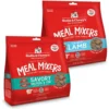 Stella & Chewy's Savory Salmon & Cod Meal Mixers Freeze-Dried Raw Dog Food Topper & Stella & Chewy's Dandy Lamb Meal Mixers Freeze-Dried Raw Dog Food Topper