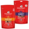 Stella & Chewy's Stella's Super Beef Dinner Patties Freeze-Dried Raw Dog Food & Stella & Chewy's Absolutely Rabbit Dinner Patties Freeze-Dried Raw Dog Food