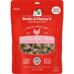 Stella & Chewy's Chicken Hearts Freeze-Dried Raw Dog Treats & Stella & Chewy's Chewy's Chicken Meal Mixers Freeze-Dried Raw Dog Food Topper -Pawsphoria Sales Store 567622 PT5. AC SS1800 V1657659986