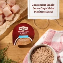 True Acre Foods Grilled Chicken Flavor Tender Loaf In Gravy, Wet Dog Food Cups -Pawsphoria Sales Store 569350 PT3. AC SS1800 V1670335813