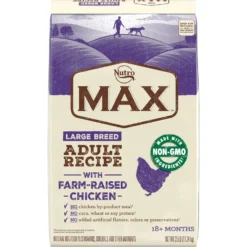 Nutro Max Large Breed Adult Farm-Raised Chicken Recipe Natural Dry Dog Food