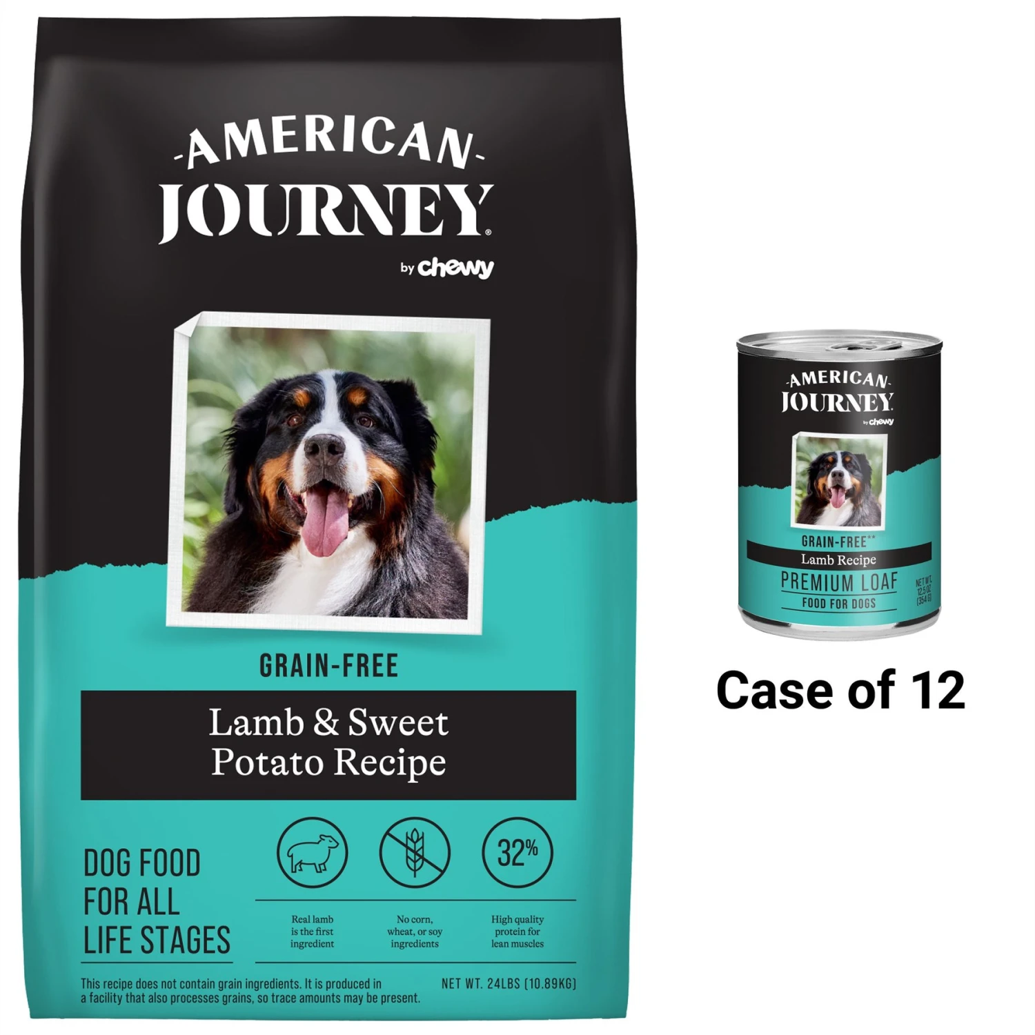 American Journey Lamb Recipe Grain-Free Canned Dog Food & American Journey Lamb & Sweet Potato Recipe Grain-Free Dry Dog Food 1 American Journey Lamb Recipe Grain-Free Canned Dog Food & American Journey Lamb & Sweet Potato Recipe Grain-Free Dry Dog Food