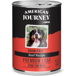 American Journey Beef Recipe Grain-Free Canned Dog Food & American Journey Beef & Chicken Recipe Grain-Free Canned Dog Food -Pawsphoria Sales Store 574662 PT5. AC SS1800 V1694611051