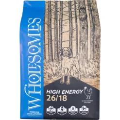Wholesomes High Energy 26/18 Dry Dog Food, 40-lb Bag