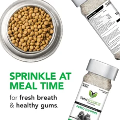 VetriScience Perio Support Powder Dental Supplement For Cats & Dogs -Pawsphoria Sales Store 57622 PT5. AC SS1800 V1657660463