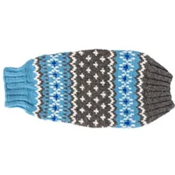 Chilly Dog Fairisle Wool Dog Sweater, Blue -Pawsphoria Sales Store 577734 PT6. AC SS1800 V1659025726