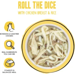 Weruva Best Fido Friend Fun Size Meals Roll The Dice Wet Dog Food, 2.75-oz Cup, Case Of 12 11 Weruva Best Fido Friend Fun Size Meals Roll The Dice Wet Dog Food, 2.75-oz Cup, Case Of 12 -Pawsphoria Sales Store 578174 PT2. AC SS1800 V1694455090