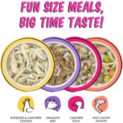 Weruva Best Fido Friend Fun Size Meals Picky Pooch Picnic Variety Pack Wet Dog Food, 2.75-oz Cup, Case Of 8 -Pawsphoria Sales Store 578318 PT4. AC SS1800 V1694458887