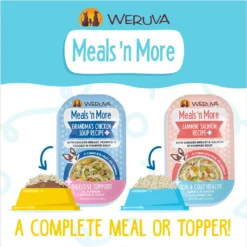 Weruva Meals 'n More Natural Wet Dog Food, Jammin' Salmon Plus Skin & Coat Health, 3.5-oz Cup, 12 Count 15 Weruva Meals 'n More Natural Wet Dog Food, Jammin' Salmon Plus Skin & Coat Health, 3.5-oz Cup, 12 Count -Pawsphoria Sales Store 578398 PT6. AC SS1800 V1695843948