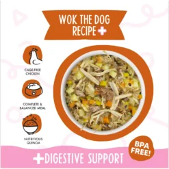 Weruva Meals 'n More Natural Wet Dog Food, Wok The Dog Plus Digestive Support, 3.5-oz Cup, 12 Count 11 Weruva Meals 'n More Natural Wet Dog Food, Wok The Dog Plus Digestive Support, 3.5-oz Cup, 12 Count -Pawsphoria Sales Store 578462 PT2. AC SS1800 V1695843919