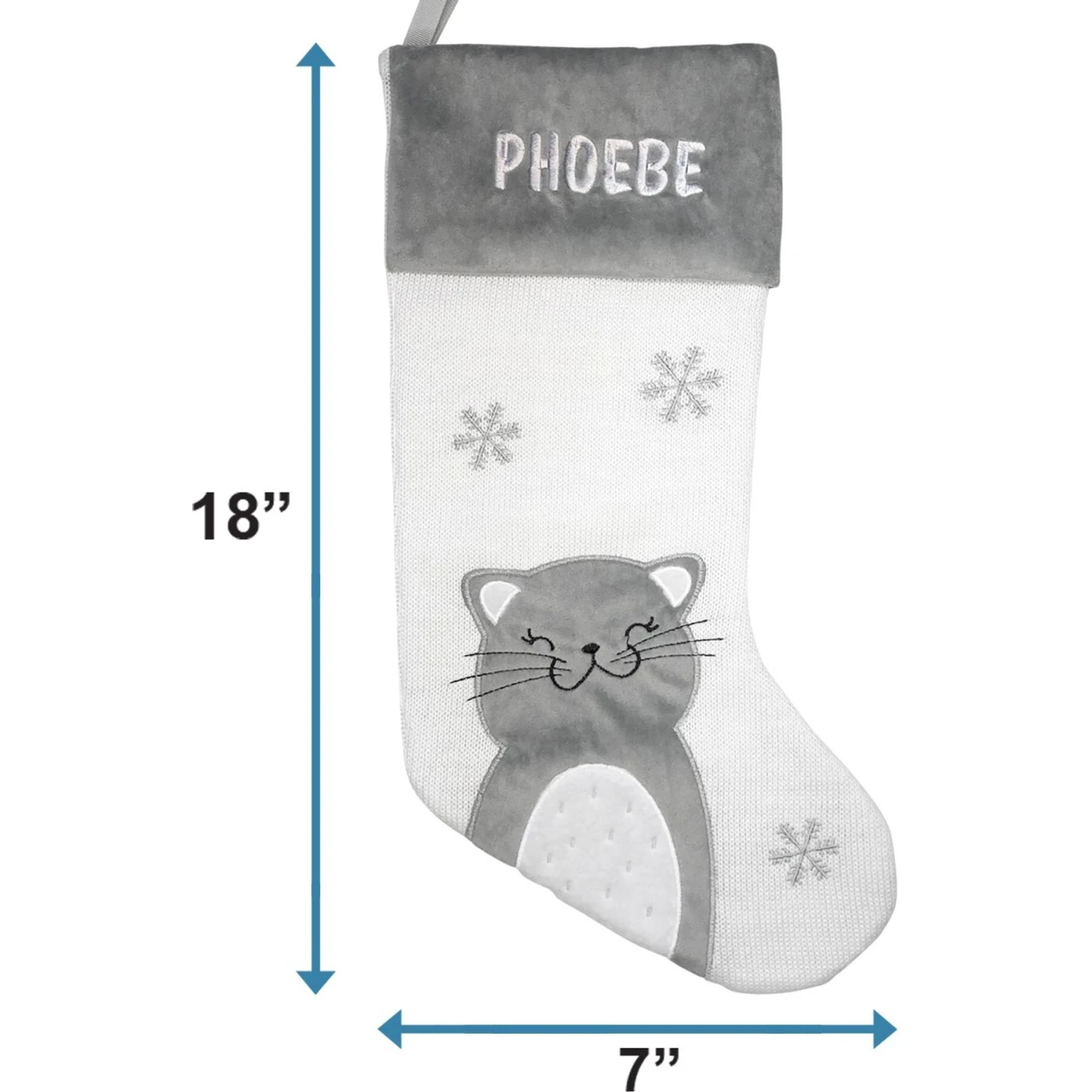 Frisco Personalized Happy Cat Holiday Cat Stocking 4 Frisco Personalized Happy Cat Holiday Cat Stocking - Image 4