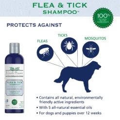 Richard's Organics Flea & Tick Shampoo -Pawsphoria Sales Store 58602 PT3. AC SS1800 V1617058660