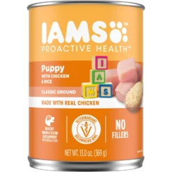 Iams ProActive Health Classic Ground With Chicken & Rice Puppy Wet Dog Food
