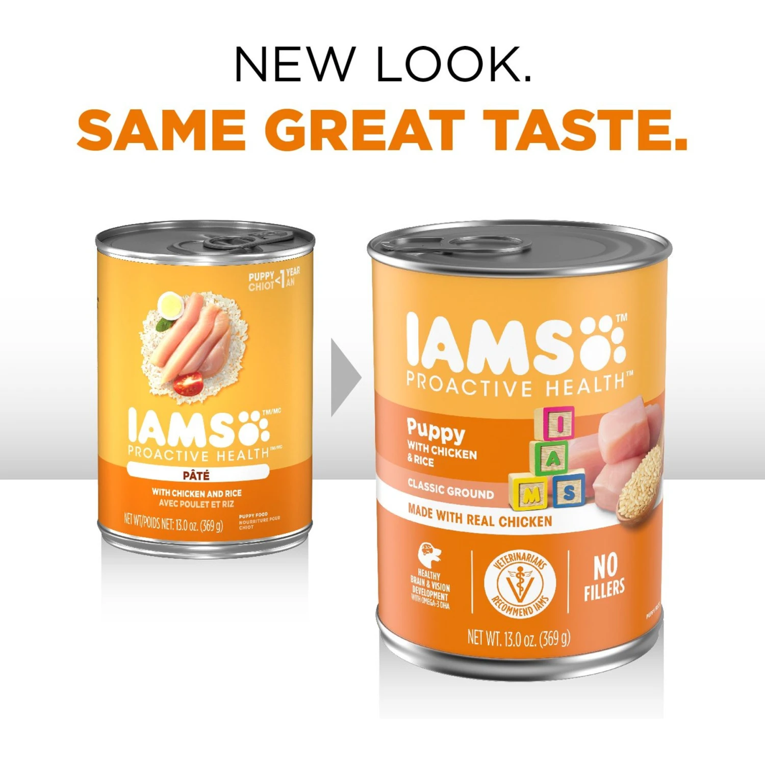 Iams ProActive Health Classic Ground With Chicken & Rice Puppy Wet Dog Food 2 Iams ProActive Health Classic Ground With Chicken & Rice Puppy Wet Dog Food - Image 2