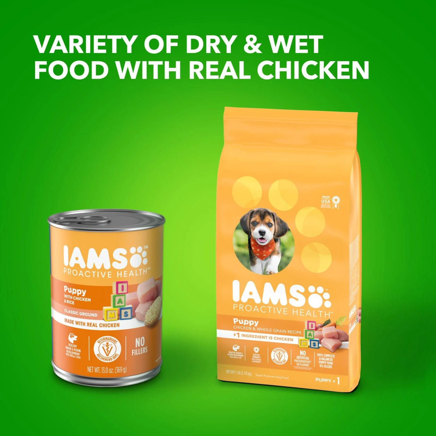 Iams ProActive Health Classic Ground With Chicken & Rice Puppy Wet Dog Food 8 Iams ProActive Health Classic Ground With Chicken & Rice Puppy Wet Dog Food - Image 8