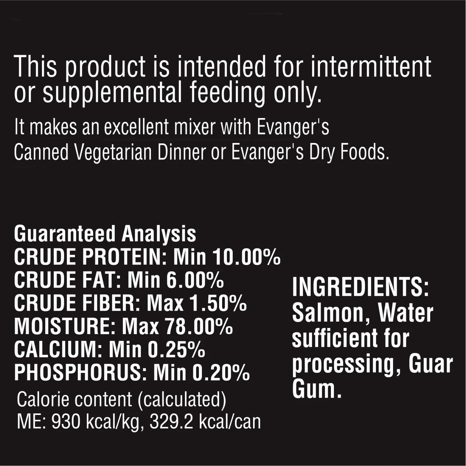 Evanger's Grain-Free Salmon Canned Dog & Cat Food Supplement 3 Evanger's Grain-Free Salmon Canned Dog & Cat Food Supplement - Image 3