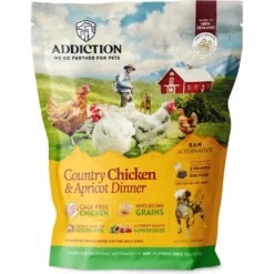 Addiction Country Chicken & Apricot Dinner Raw Dehydrated Dog Food