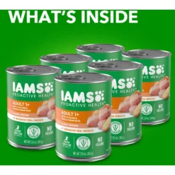 Iams ProActive Health Classic Ground With Chicken & Whole Grain Rice Adult Wet Dog Food -Pawsphoria Sales Store 604326 PT3. AC SS1800 V1658187319