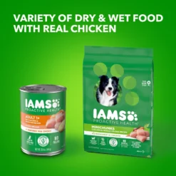 Iams ProActive Health Classic Ground With Chicken & Whole Grain Rice Adult Wet Dog Food -Pawsphoria Sales Store 604326 PT8. AC SS1800 V1658187317