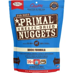 Primal Duck Formula Nuggets Grain-Free Raw Freeze-Dried Dog Food
