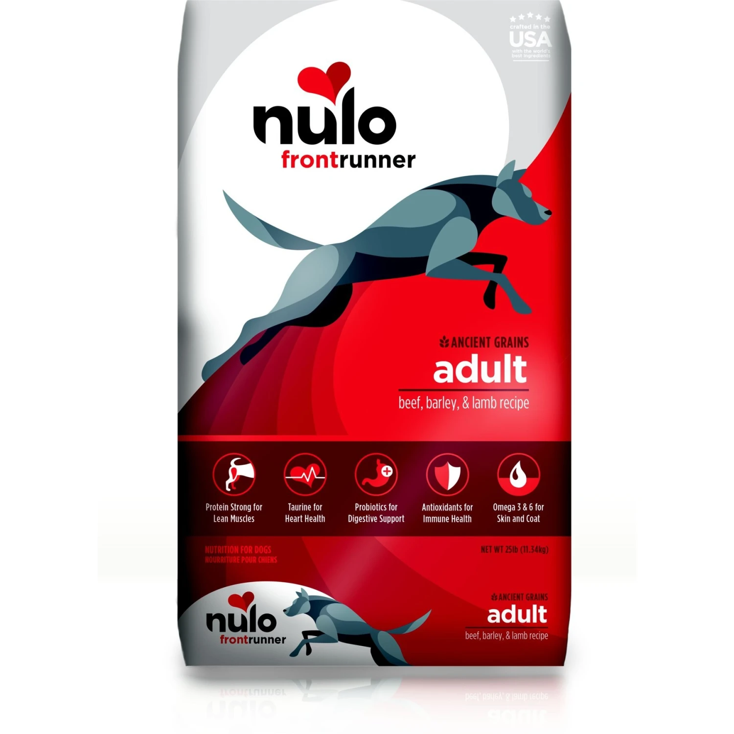 Nulo Frontrunner Ancient Grain Beef, Barley & Lamb Adult Dry Dog Food & Nulo FreeStyle Variety Pack Dog Food Topper 2 Nulo Frontrunner Ancient Grain Beef, Barley & Lamb Adult Dry Dog Food & Nulo FreeStyle Variety Pack Dog Food Topper - Image 2