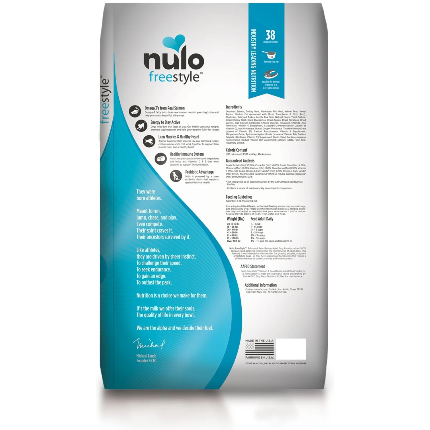 Nulo Freestyle Grain-Free Salmon & Peas Recipe Dry Dog Food & Nulo FreeStyle Variety Pack Dog Food Topper 3 Nulo Freestyle Grain-Free Salmon & Peas Recipe Dry Dog Food & Nulo FreeStyle Variety Pack Dog Food Topper - Image 3