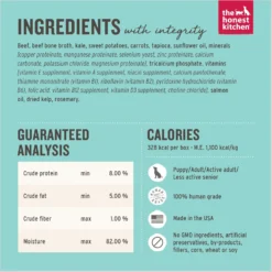 The Honest Kitchen One Pot Stews Slow Cooked Chicken Stew Wet Dog Food & The Honest Kitchen One Pot Stews Roasted Beef Stew Wet Dog Food -Pawsphoria Sales Store 609830 PT7. AC SS1800 V1660743711