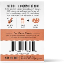 The Honest Kitchen Meal Booster 99% Beef Wet Dog Food Topper & The Honest Kitchen Meal Booster 99% Chicken Wet Dog Food Topper -Pawsphoria Sales Store 609854 PT2. AC SS1800 V1660745902