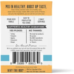 The Honest Kitchen Pumpkin POUR OVERS Turkey & Pumpkin Stew Wet Dog Food Topper & The Honest Kitchen Pumpkin POUR OVERS Salmon & Pumpkin Stew Wet Dog Food Topper -Pawsphoria Sales Store 609870 PT2. AC SS1800 V1660745725