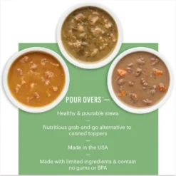 The Honest Kitchen Superfood POUR OVERS Turkey Stew With Veggies Wet Dog Food Topper & The Honest Kitchen Superfood POUR OVERS Chicken Stew With Veggies Wet Dog Food Topper -Pawsphoria Sales Store 609886 PT4. AC SS1800 V1660745667