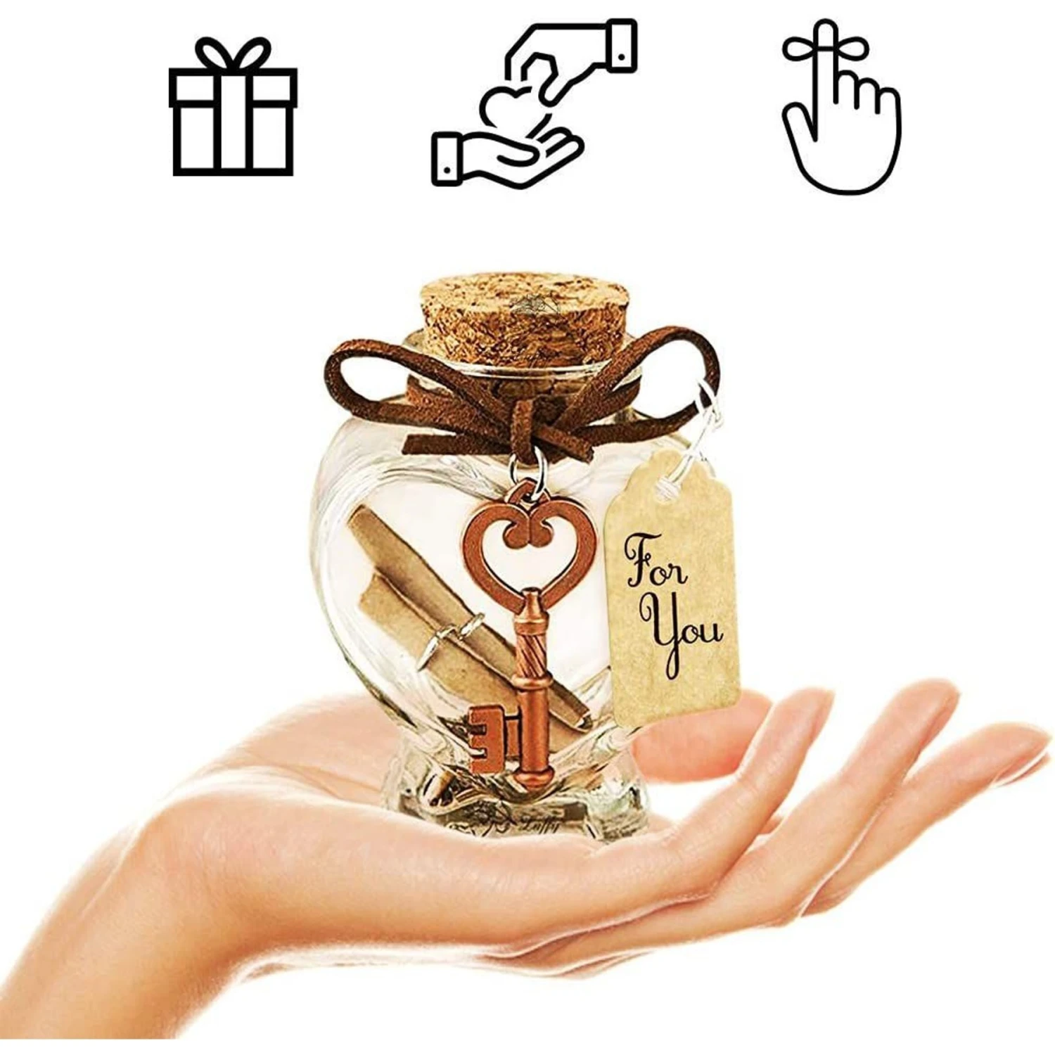 SunGrow Urn For Ashes Pet Hair & Nail Keepsake Cat & Dog Memory Jar 3 SunGrow Urn For Ashes Pet Hair & Nail Keepsake Cat & Dog Memory Jar - Image 3