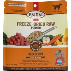 Primal Raw Pronto Beef Recipe Dog Freeze-Dried Food