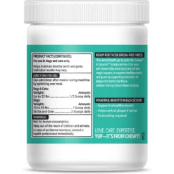 Vibeful Dental Health Chicken Flavored Powder Dental Supplement For Dogs & Cats -Pawsphoria Sales Store 617222 PT2. AC SS1800 V1674656199