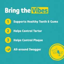 Vibeful Dental Health Chicken Flavored Powder Dental Supplement For Dogs & Cats -Pawsphoria Sales Store 617222 PT3. AC SS1800 V1674656197