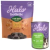 Halo Holistic Garden Of Vegan Recipe Adult Canned Dog Food & Halo Plant-Based Dog Treats With Peanuts & Pumpkin Vegan Dog Treat