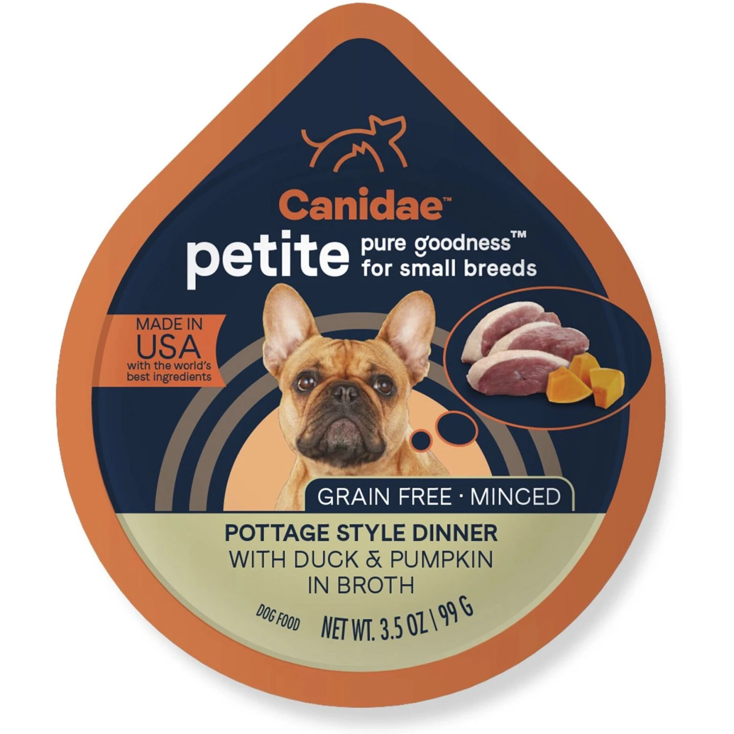 CANIDAE PURE Petite All Stages Small Breed Pottage Style Dinner With Duck & Pumpkin Breed Wet Dog Food Trays, 3.5-oz, Case Of 12 & CANIDAE PURE Petite All Stages Small Breed Fricassee Style Dinner With Turkey & Green Beans Wet Dog Food Trays, 3.5-oz, Case Of 12 2 CANIDAE PURE Petite All Stages Small Breed Pottage Style Dinner With Duck & Pumpkin Breed Wet Dog Food Trays, 3.5-oz, Case Of 12 & CANIDAE PURE Petite All Stages Small Breed Fricassee Style Dinner With Turkey & Green Beans Wet Dog Food Trays, 3.5-oz, Case Of 12 - Image 2