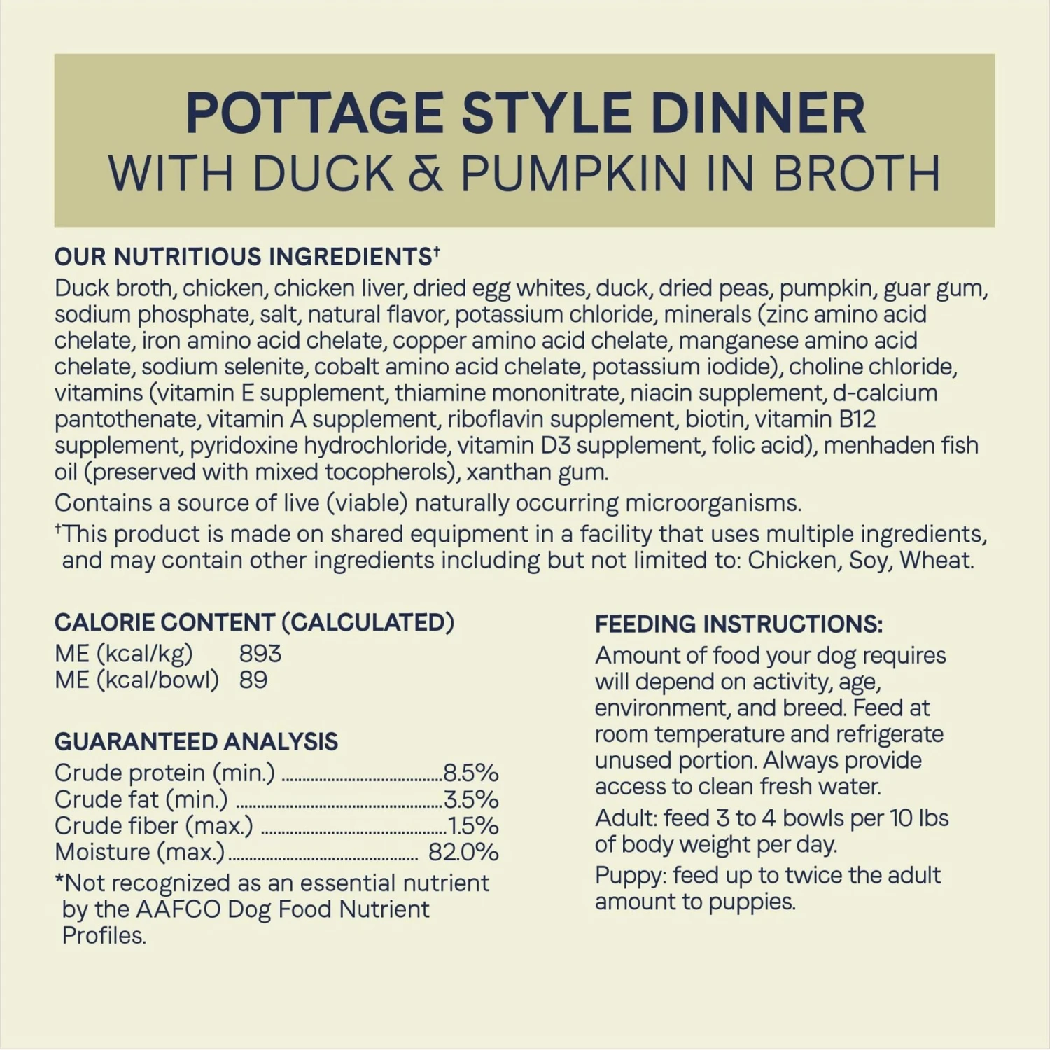 CANIDAE PURE Petite All Stages Small Breed Pottage Style Dinner With Duck & Pumpkin Breed Wet Dog Food Trays, 3.5-oz, Case Of 12 & CANIDAE PURE Petite All Stages Small Breed Fricassee Style Dinner With Turkey & Green Beans Wet Dog Food Trays, 3.5-oz, Case Of 12 3 CANIDAE PURE Petite All Stages Small Breed Pottage Style Dinner With Duck & Pumpkin Breed Wet Dog Food Trays, 3.5-oz, Case Of 12 & CANIDAE PURE Petite All Stages Small Breed Fricassee Style Dinner With Turkey & Green Beans Wet Dog Food Trays, 3.5-oz, Case Of 12 - Image 3