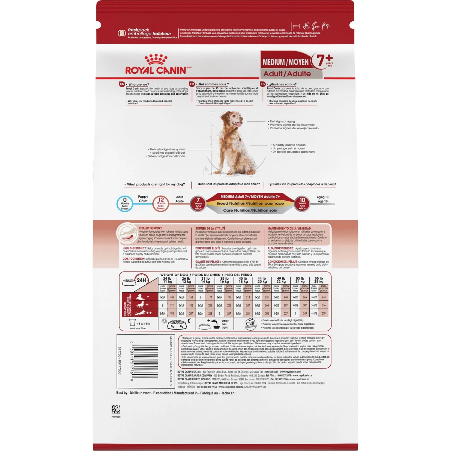 Royal Canin Size Health Nutrition Medium Adult 7+ Dry Dog Food 3 Royal Canin Size Health Nutrition Medium Adult 7+ Dry Dog Food - Image 3