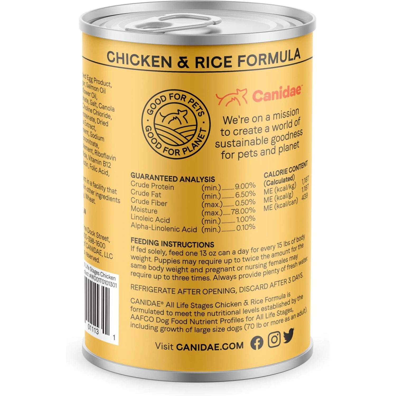 CANIDAE All Life Stages Chicken Meal & Rice Formula Dry Dog Food & CANIDAE All Life Stages Chicken & Rice Formula Canned Dog Food 7 CANIDAE All Life Stages Chicken Meal & Rice Formula Dry Dog Food & CANIDAE All Life Stages Chicken & Rice Formula Canned Dog Food - Image 7
