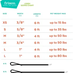 Frisco Solid Nylon Dog Leash & Frisco Travel Collapsible Silicone Dog & Cat Bowl -Pawsphoria Sales Store 638702 PT3. AC SS1800 V1663254460