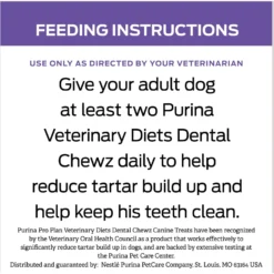 Purina Pro Plan Veterinary Diets Dental Chewz Dental Chew Dog Treats -Pawsphoria Sales Store 65078 PT7. AC SS1800 V1677166137