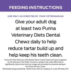Purina Pro Plan Veterinary Diets Dental Chewz Dental Chew Dog Treats -Pawsphoria Sales Store 65078 PT8. AC SS1800 V1640147792