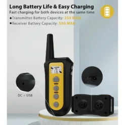 GroovyPets 650 Yard Auto Anti-bark Remote Dog Training Shock Collar, Black 13 GroovyPets 650 Yard Auto Anti-bark Remote Dog Training Shock Collar, Black -Pawsphoria Sales Store 654750 PT4. AC SS1800 V1675089283